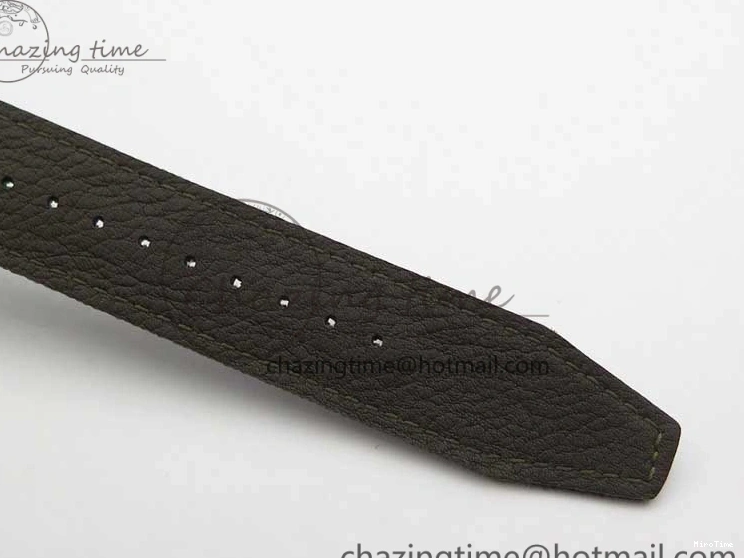 MIROTIME 0207 Fashionable Pilot IW326801 SS MK 1:1 Best Edition Black Dial on Green Nylon Strap MIYOTA 7122